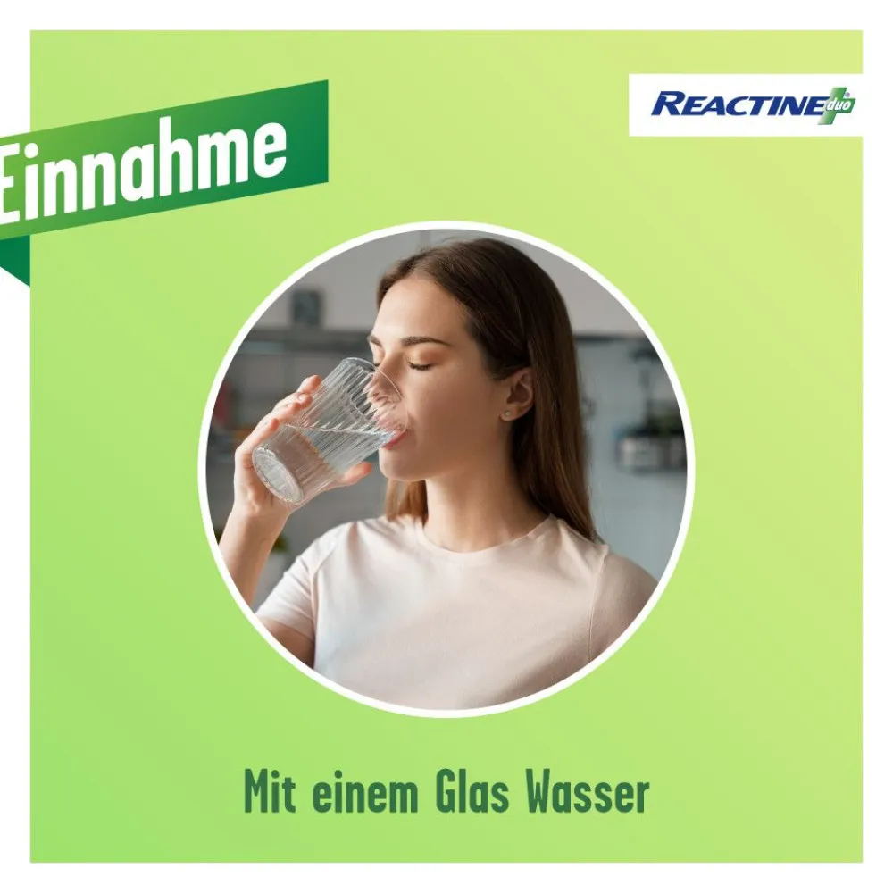 Reactine Duo mit und Pseudoephedrin bei Allergien mit verstopfter Nase>Cetirizin Sale