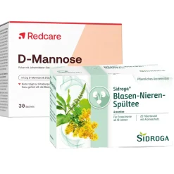 Redcare D-Mannose + Sidroga® Blasen-Nieren-Spültee| Discount