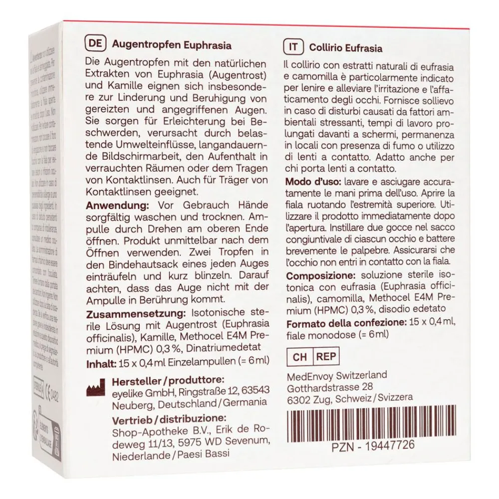 Eye Augentropfen Euphrasia|Redcare Clearance