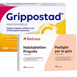 Redcare Halstabletten Propolis + Grippostad C® bei Erkältung und grippalen Infekten| Clearance