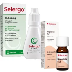 Nagelpilzkur + Selergo® 1% Lösung>Redcare
