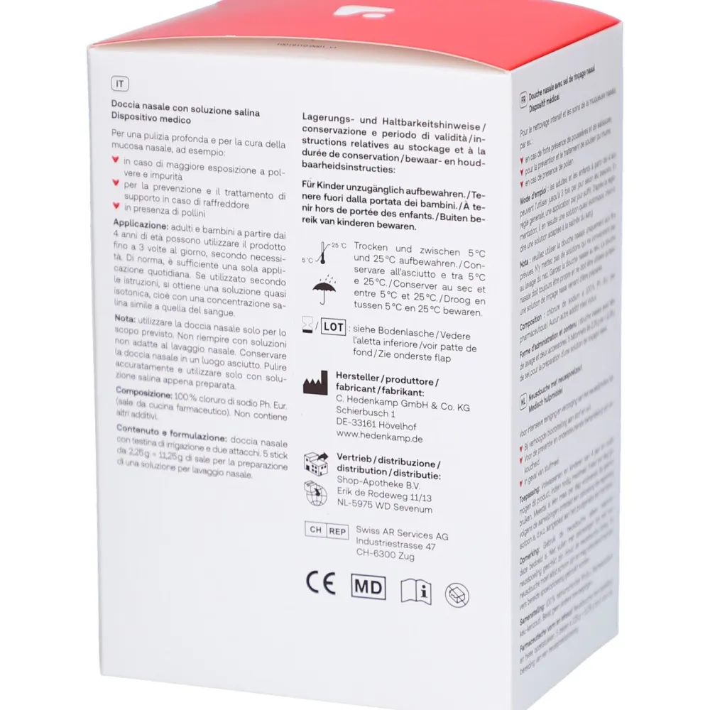 Nasendusche mit Nasenspülsalz|Redcare Clearance