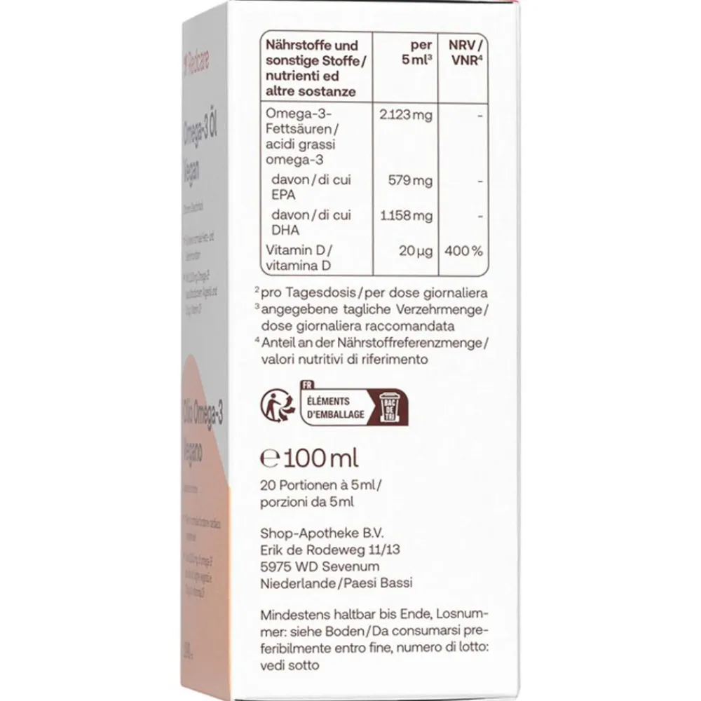 Omega-3 Öl Vegan>Redcare Discount