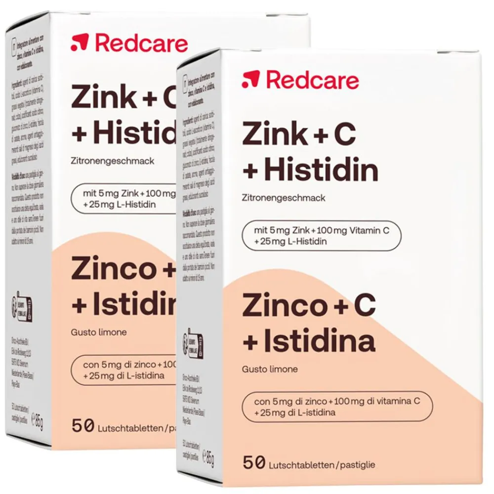 Zink + C+ Histidin>Redcare Hot