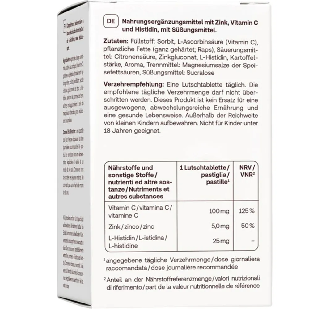 Zink + C+ Histidin|Redcare New