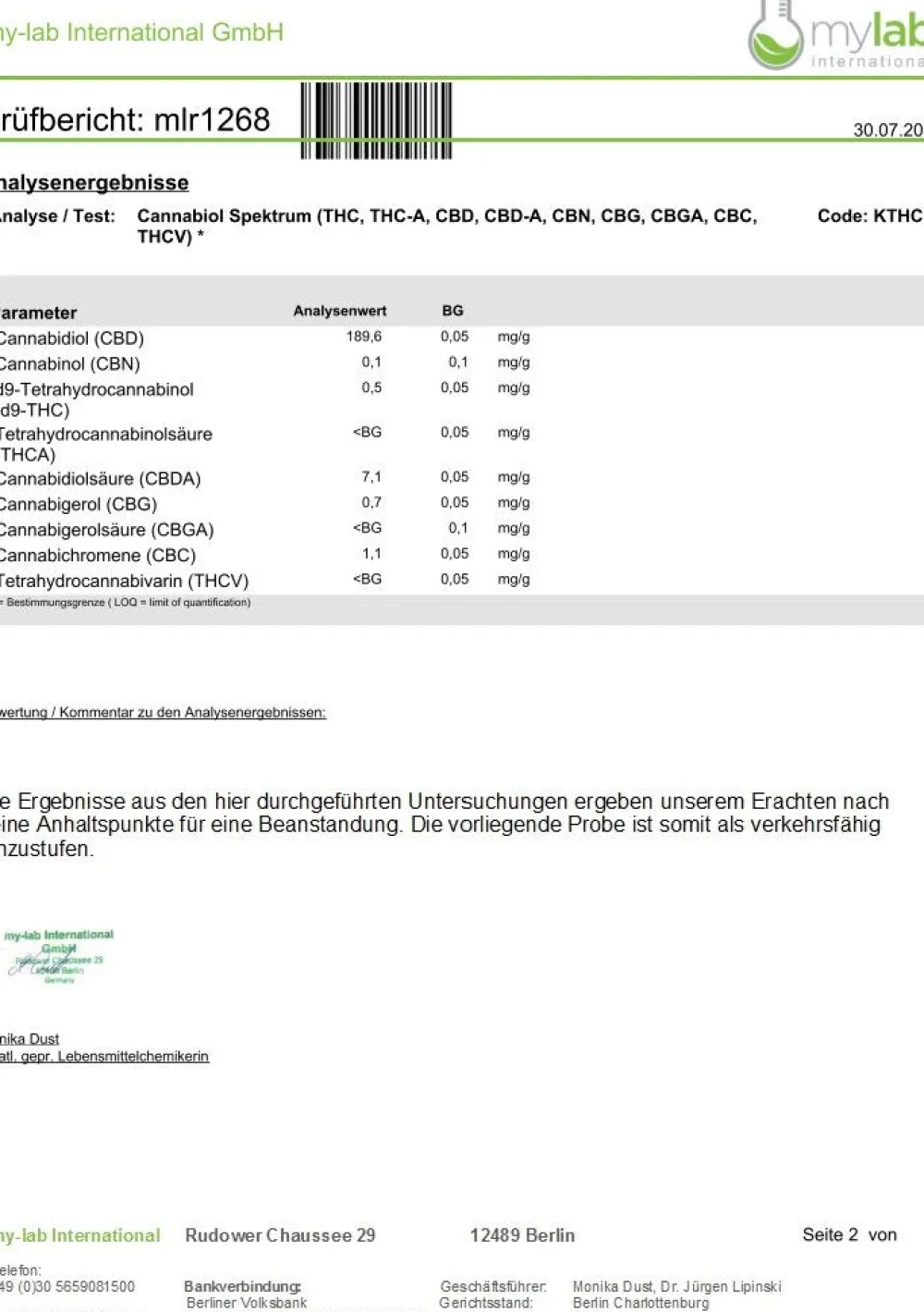 ® CBD ÖL Vollspektrum 20% - 30 ml>Redfood Best