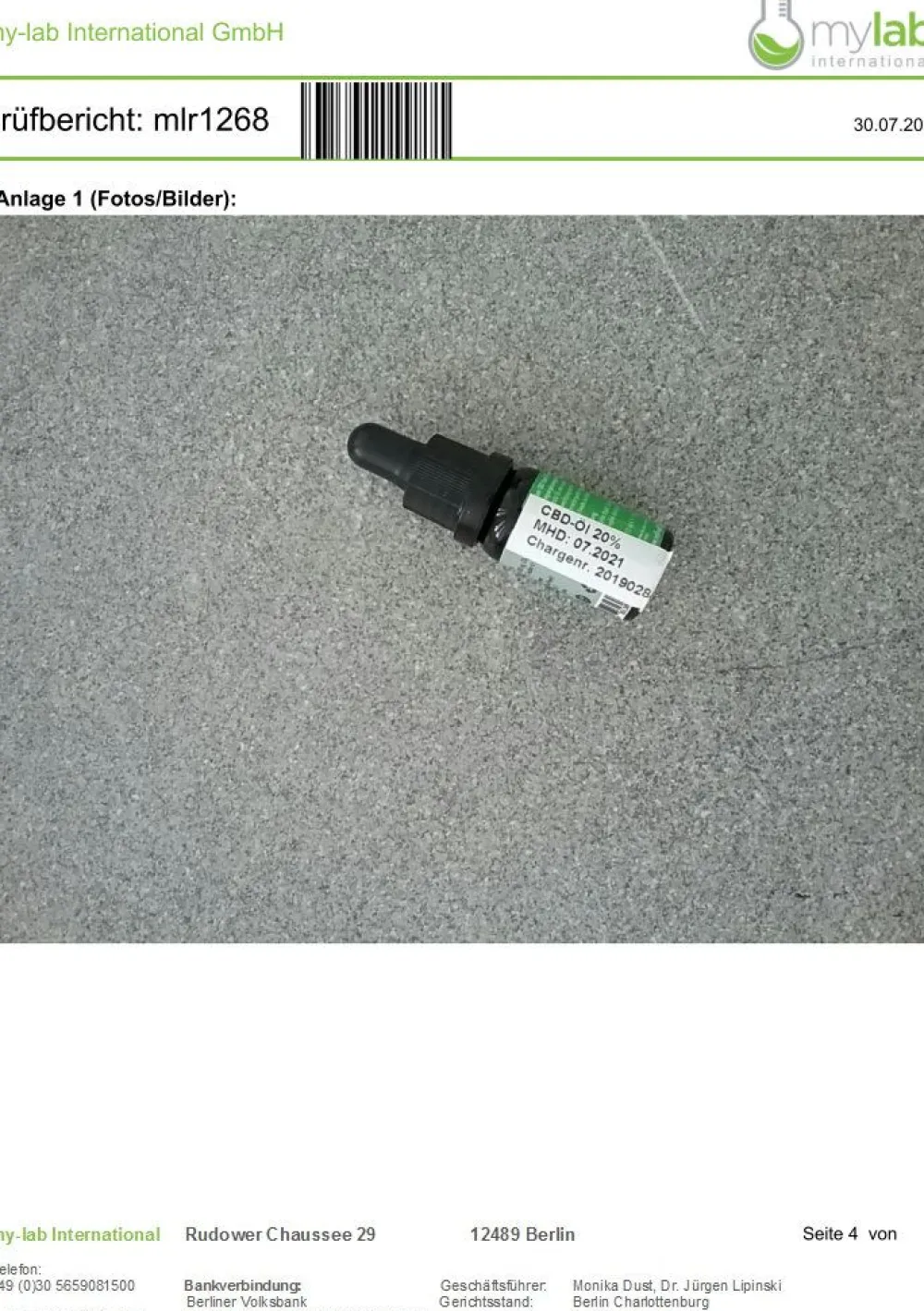 ® CBD ÖL Vollspektrum 20% - 30 ml>Redfood Best