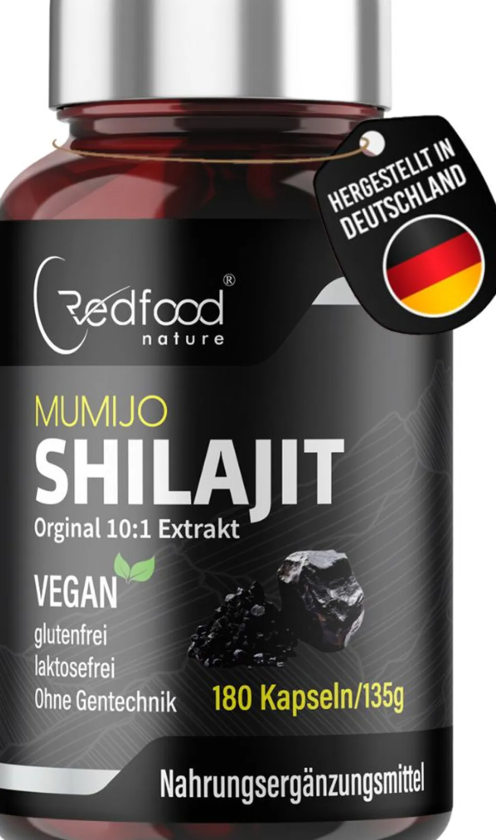 ® Mumijo Shilajit Kapseln, 1300mg hochdosiert>Redfood Best