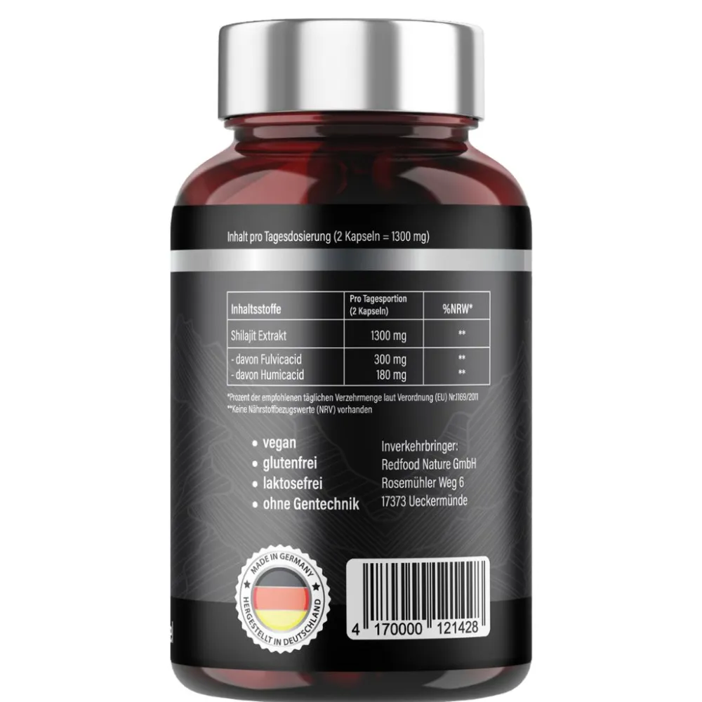 ® Mumijo Shilajit Kapseln, 1300mg hochdosiert>Redfood Best