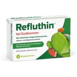 Refluthin® bei Sodbrennen - Minzgeschmack - Schnelle Hilfe bei Reflux - Schützt die Speiseröhre - gut verträglich - Jetzt 20% mit dem Code schwabe20 sparen*> Online