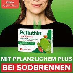 Refluthin® bei Sodbrennen - Minzgeschmack - Schnelle Hilfe bei Reflux - Schützt die Speiseröhre - gut verträglich - Jetzt 20% mit dem Code schwabe20 sparen*> Online