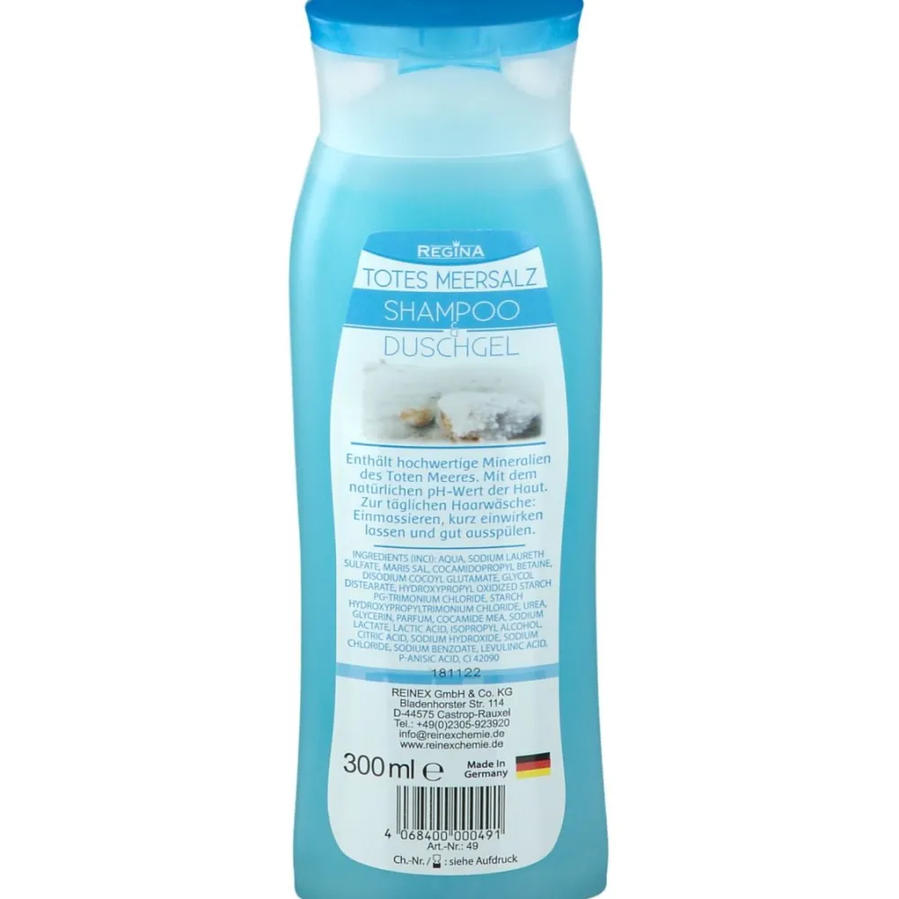 REGINA TOTES MEERSALZ SHAMPOO & DUSCHGEL 2in1> Outlet