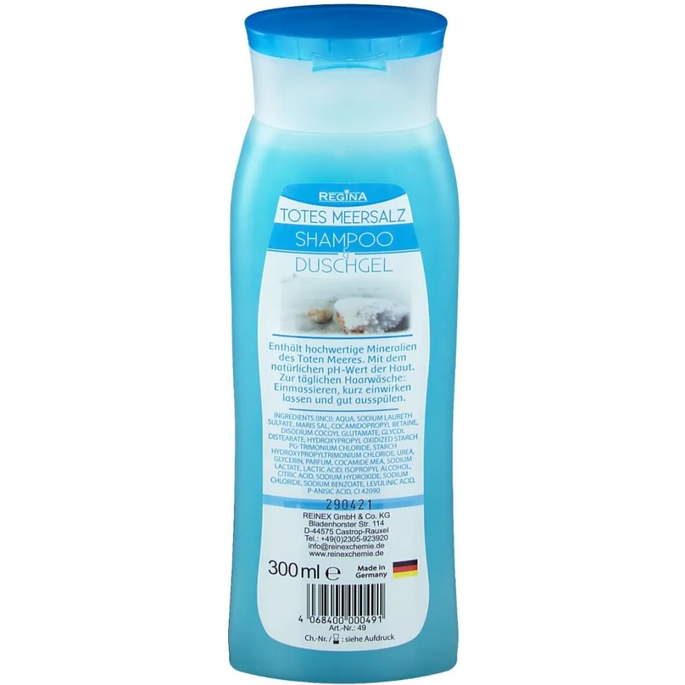REGINA TOTES MEERSALZ SHAMPOO & DUSCHGEL 2in1> Outlet