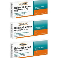 Reisetabletten-ratiopharm - bei Schwindel, Übelkeit & Erbrechen| Outlet