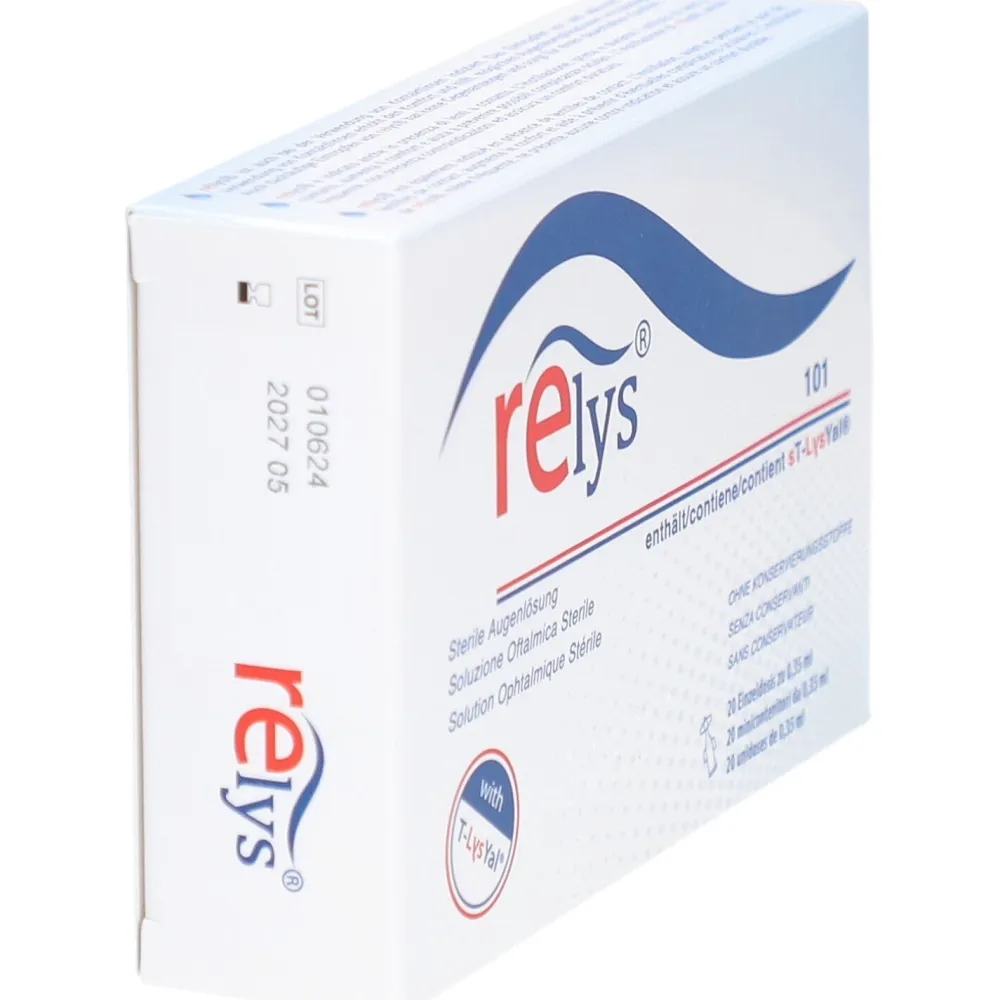 RELYS®: Die 1. Augentropfen mit dem Supramolekül sT-LysYal®| Sale