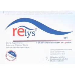 RELYS®: Die 1. Augentropfen mit dem Supramolekül sT-LysYal®| Sale
