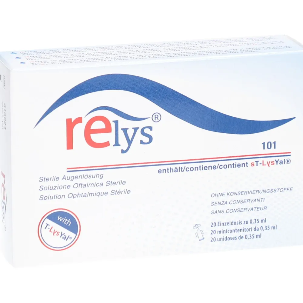 RELYS®: Die 1. Augentropfen mit dem Supramolekül sT-LysYal®| Sale