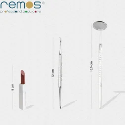 Zahnradierer, Zahnsteinentferner & Dentalspiegel Set|Remos Best