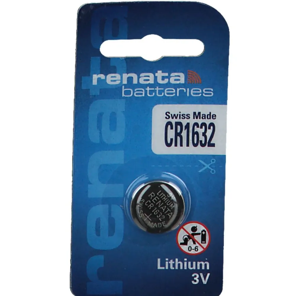 Renata Lithium Knopfzelle 3V CR 1632| New