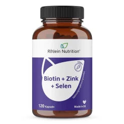 Biotin + Selen + Zink für Haut, Haare & Nägel>R(h)ein Nutrition New