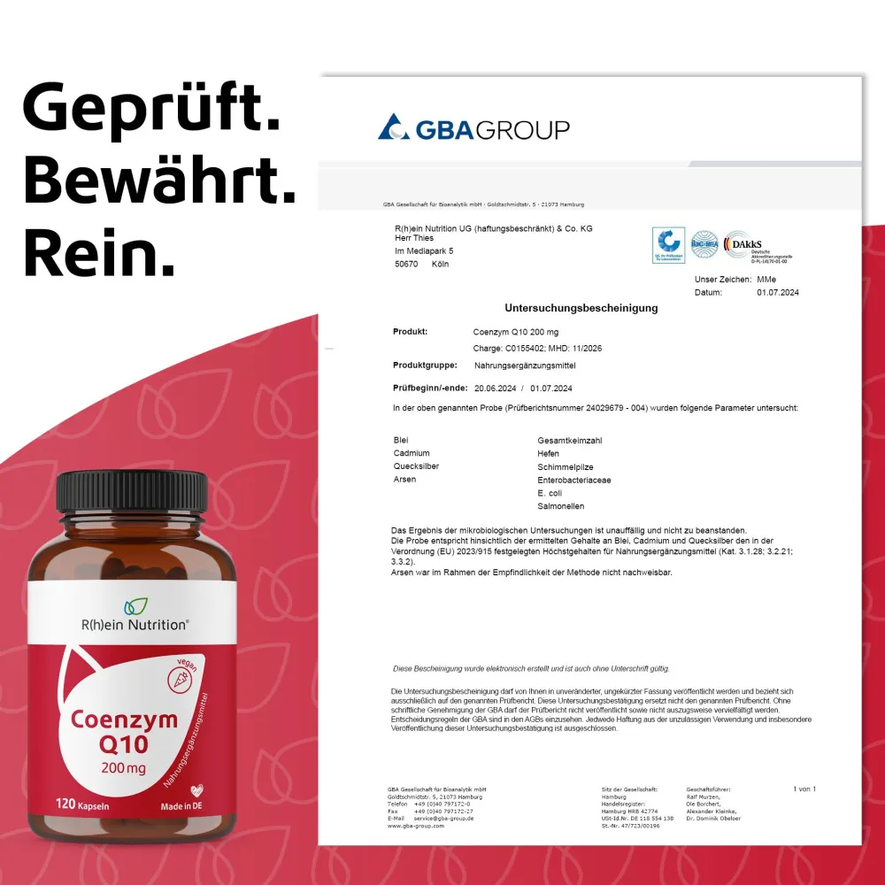 Coenzym Q10 200 mg vegan>R(h)ein Nutrition Sale