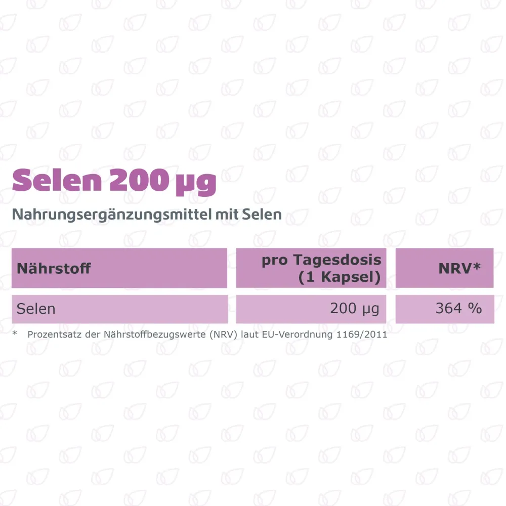 Selen 200 μg|R(h)ein Nutrition Online