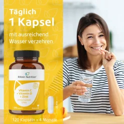 Vitamin C + Vitamin D + Zink Immunsystem Ultra|R(h)ein Nutrition Hot