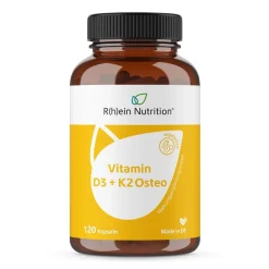 Vitamin D3 + K2 Osteo 2.000 I.E. Vitamin D3 + 80 µg Vitamin K2|R(h)ein Nutrition Online