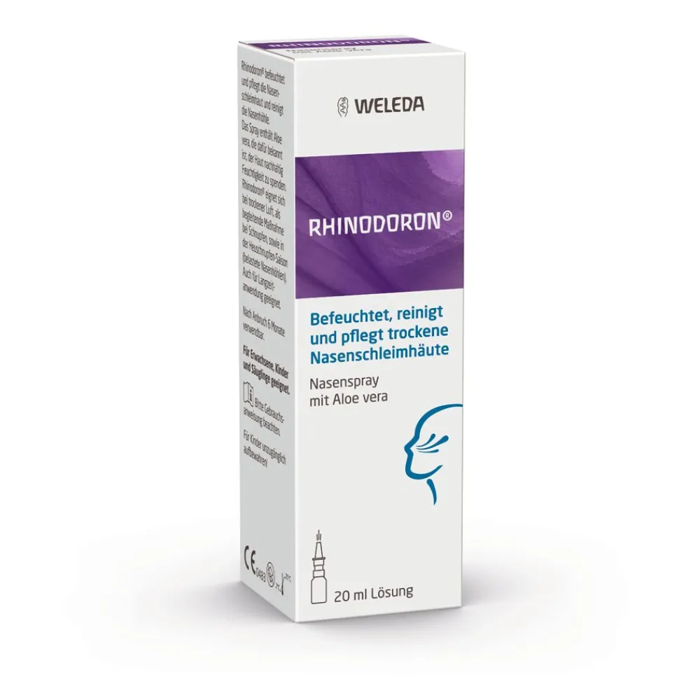 Rhinodoron® Nasenspray bei trockener Nasenschleimhaut und Schnupfen>WELEDA New