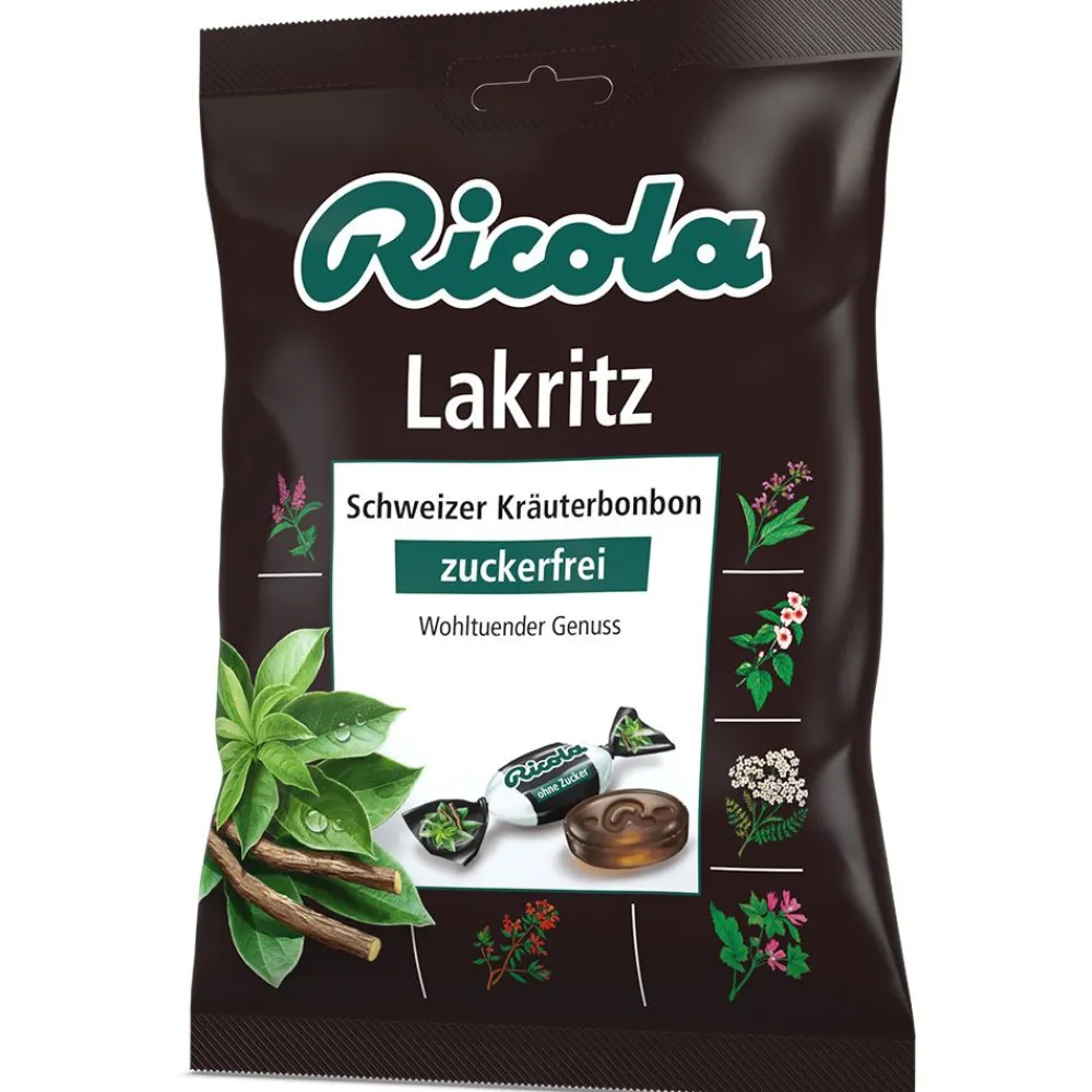 ® Schweizer Kräuterbonbon Lakritz zuckerfrei|Ricola Best