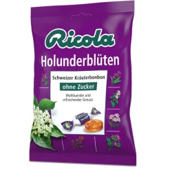 ® Schweizer Kräuterbonbons Holunderblüten ohne Zucker>Ricola Best