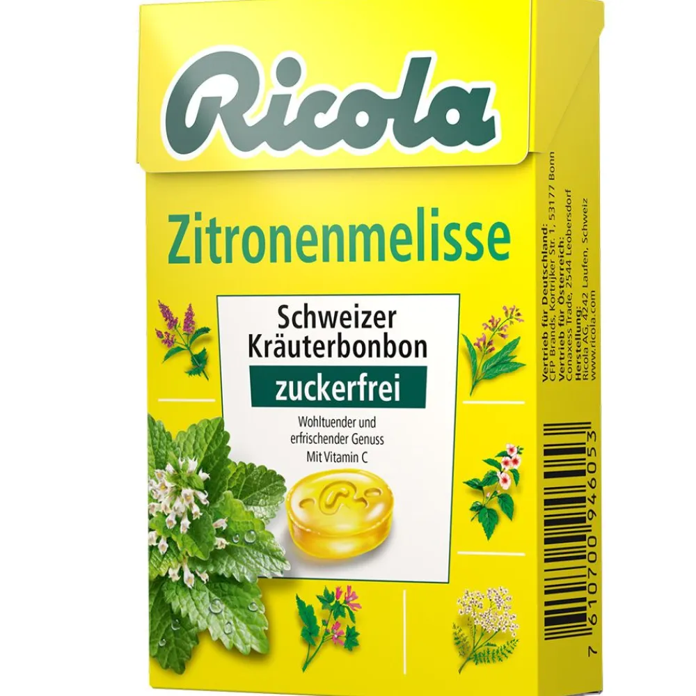 ® Schweizer Kräuterbonbons Box Zitronenmelisse ohne Zucker>Ricola Hot