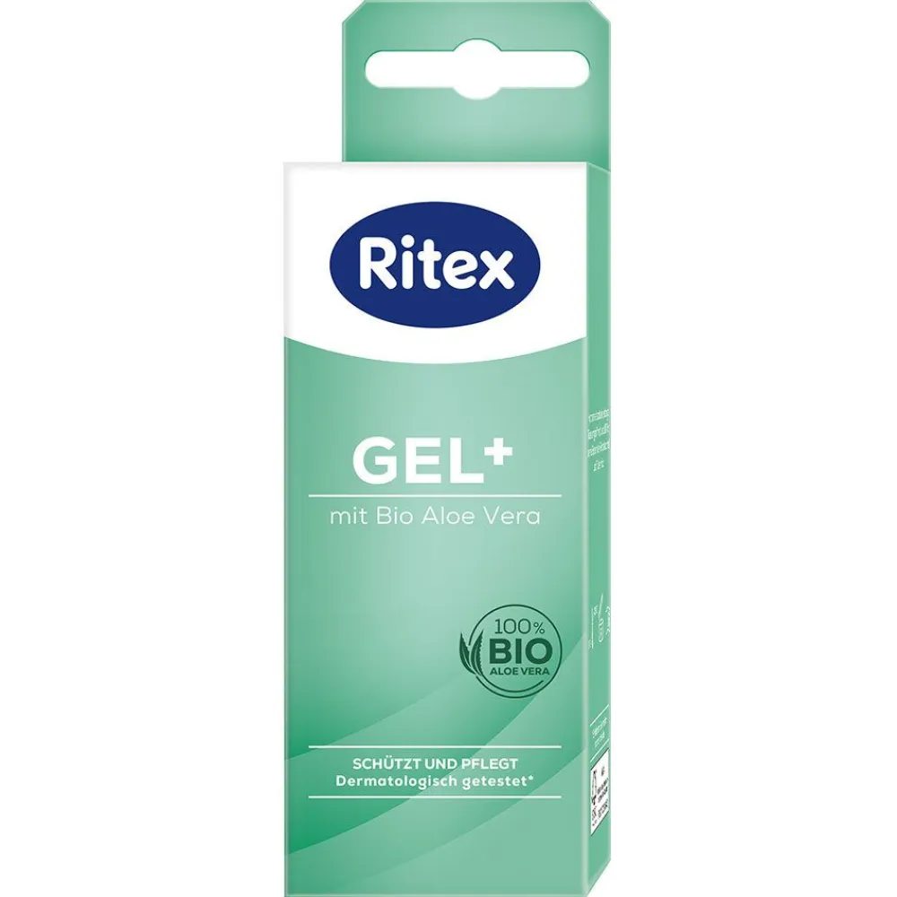 GEL+ Gleit- & Massage Gel mit Bio-Aloe Vera|Ritex Discount