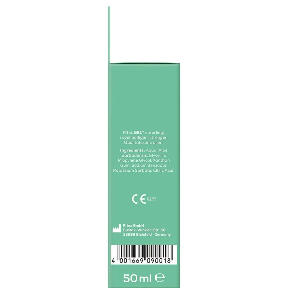 GEL+ Gleit- & Massage Gel mit Bio-Aloe Vera|Ritex Discount