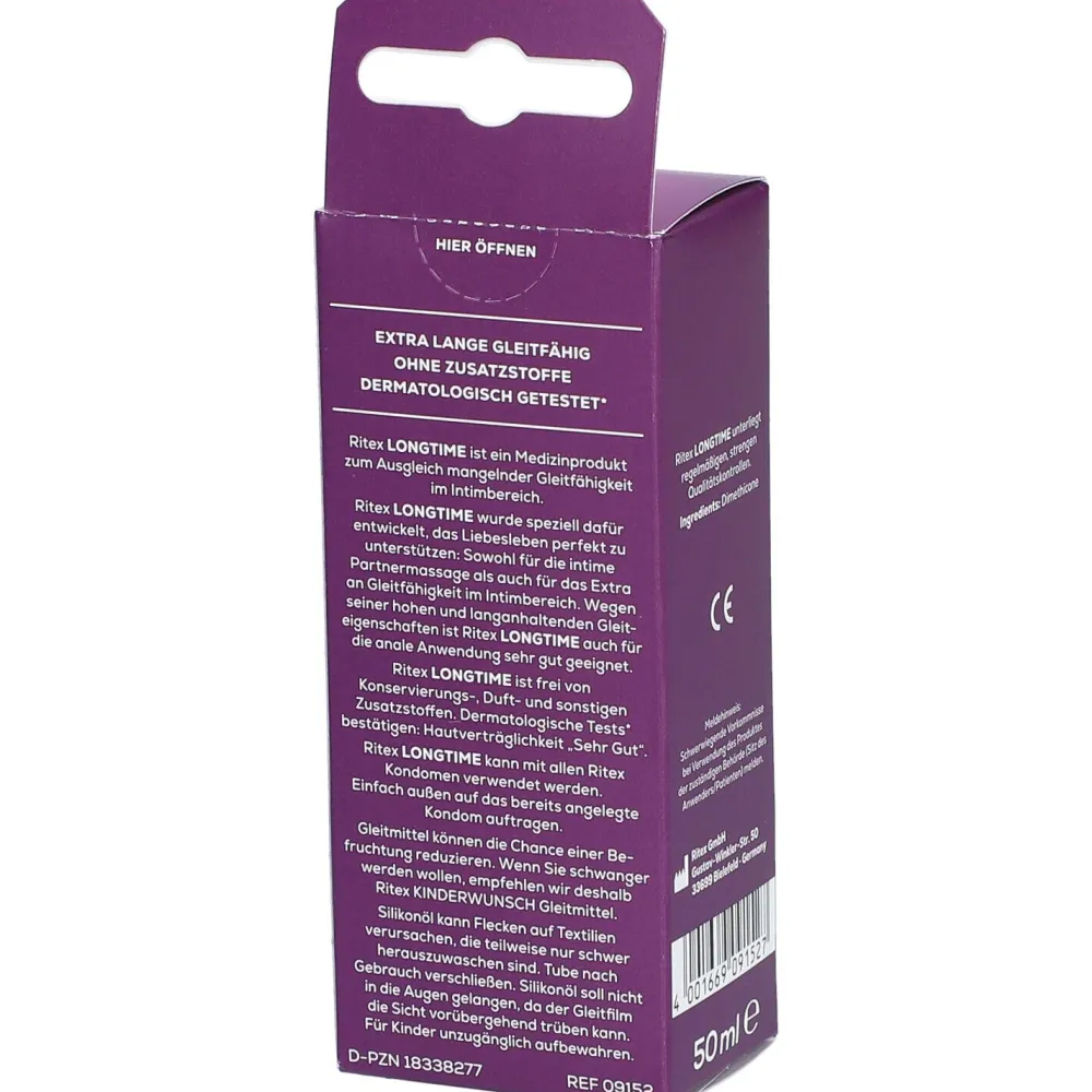 LONGTIME extra lange gleitfähigkeit|Ritex Discount