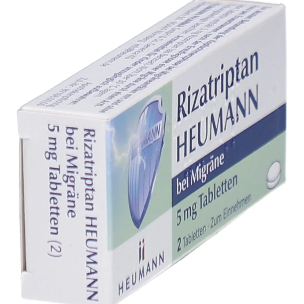 Rizatriptan HEUMANN bei Migräne 5 mg Tabletten| New