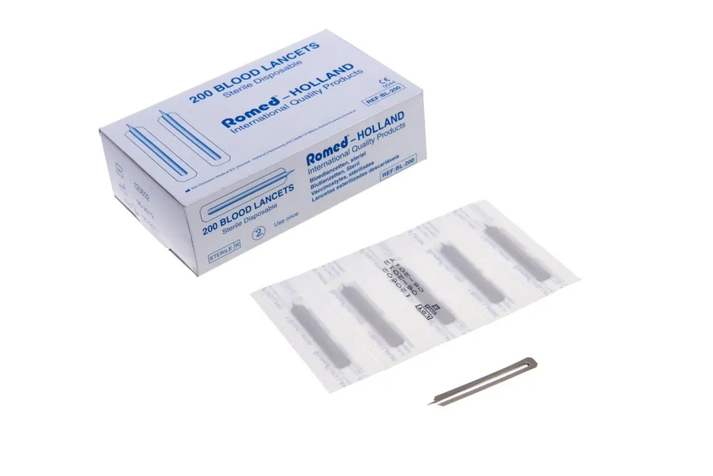 Blutlanzetten für Diabetiker einzeln steril verpackt>Romed Discount