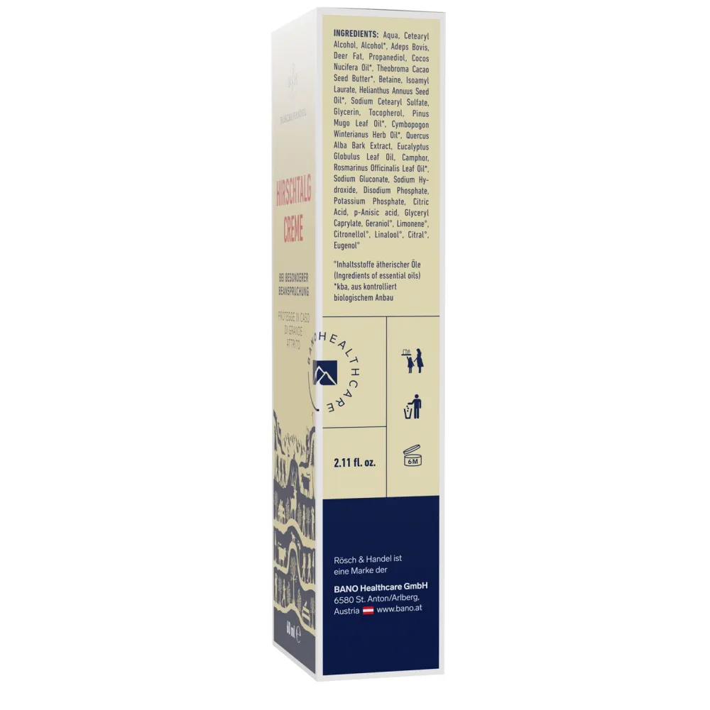 RÖSCH & HANDEL Hirschtalg Creme| Online