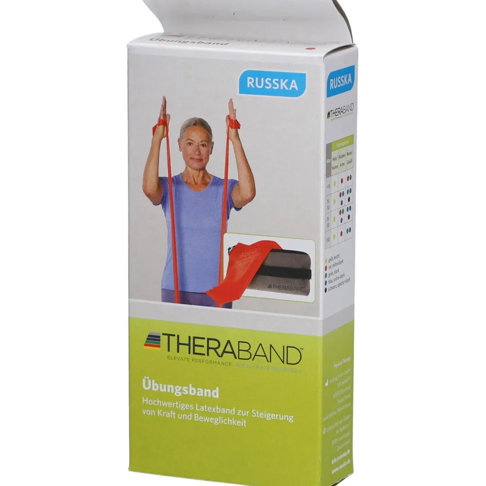 Theraband™ 2,5 m mittel stark rot|Russka Best