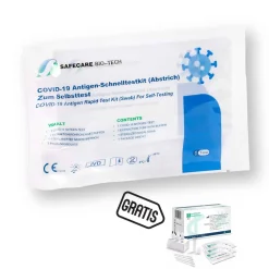 Covid-19 Laientest Nasal | GRATIS parahealth Corona Tests|SAFECARE BIO-TECH Discount