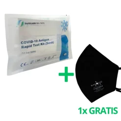 Safecare Covid-19 - Corona Laien Schnellest + Gratis Nanovio FFP2><noscript><img width=