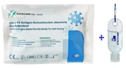 Safecare Covid-19 Corona Schnelltest Nasal + Gratis Desinfektionsmittel> Discount