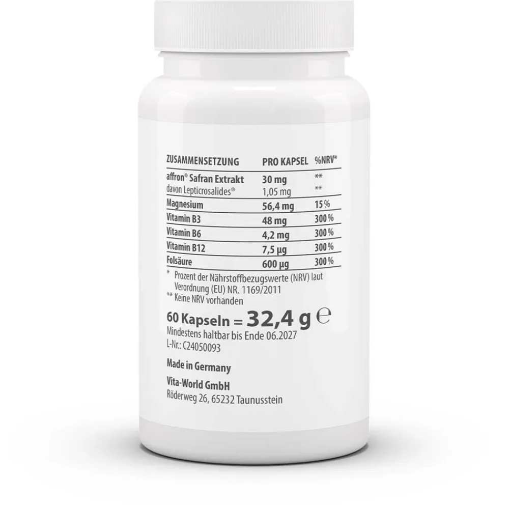 Safran Extrakt 30 mg| Sale