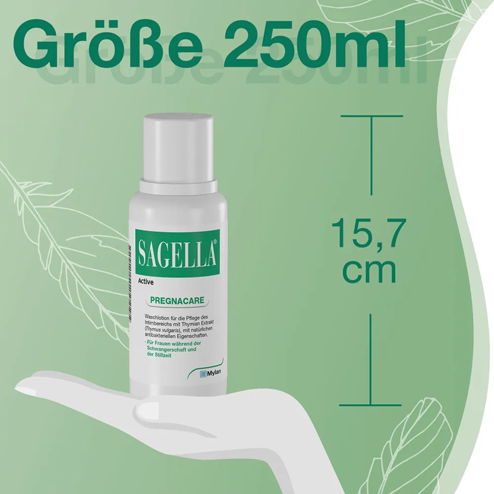 Active - PREGNACARE: Seifenfreie Intimwaschlotion für Frauen während und nach der Schwangerschaft - Jetzt 10% mit dem Code cooper10 sparen*>SAGELLA Best