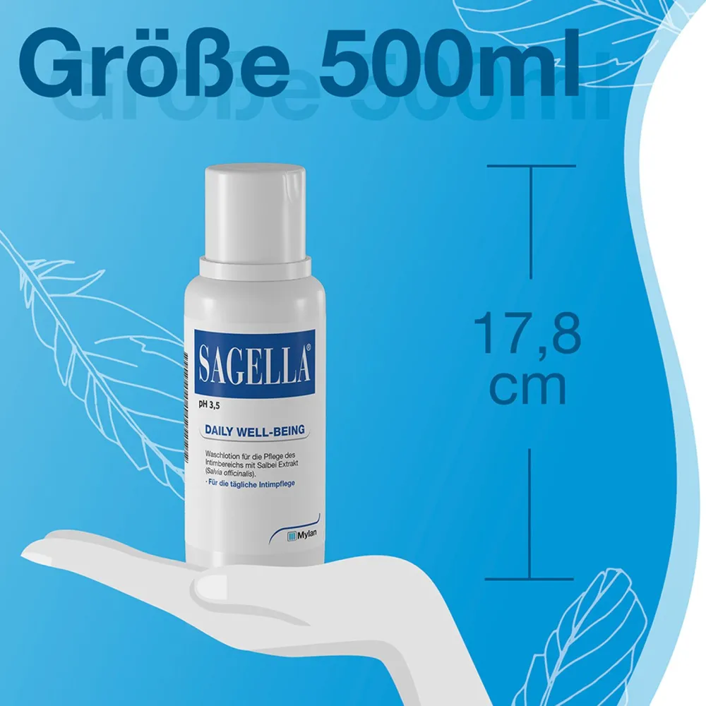 pH 3,5 – DAILY WELL-BEING: Intimwaschlotion mit Milchsäure und Salbei-Extrakt - Jetzt 10% mit dem Code cooper10 sparen*>SAGELLA New