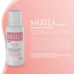 poligyn - Comfort 50 Plus: Intimwaschlotion mit Kamillenextrakt und Bisabolol, - Jetzt 10% mit dem Code cooper10 sparen*|SAGELLA