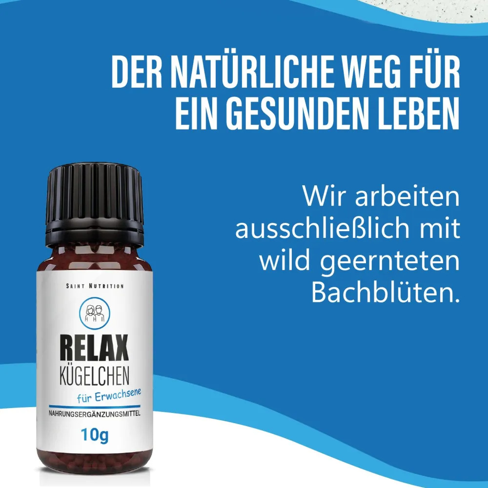 ® | Relax Kügelchen für Erwachsene | für ruhige Momente>SAINT NUTRITION Hot