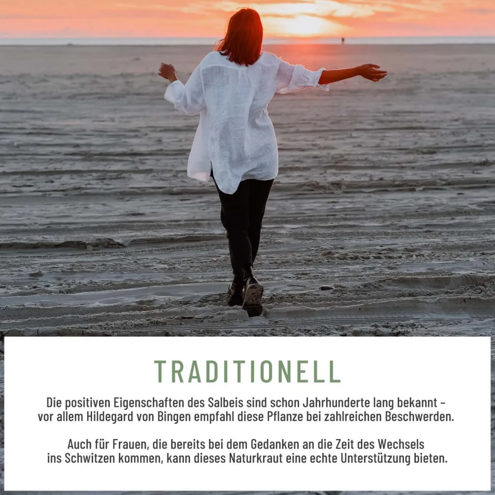 Salbei Extrakt Wechseljahre Meno Pause 120 vegane Kapseln 6000mg Salbeibrise ®>NATURTREU Sale
