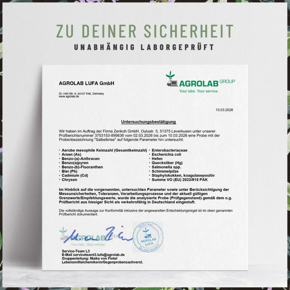 Salbei Extrakt Wechseljahre Meno Pause 120 vegane Kapseln 6000mg Salbeibrise ®>NATURTREU Sale