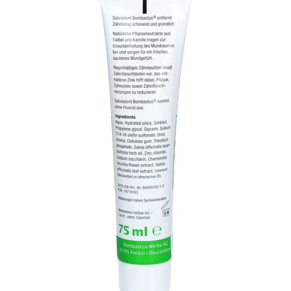 Salbei-Zahncreme Salviadent|Bombastus Outlet